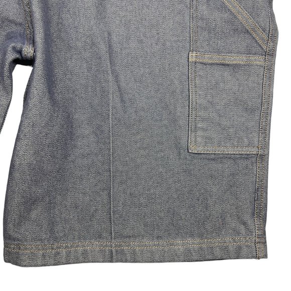 Ralph Lauren Shorts Men 40 in Silver/Blue VINTAGE Denim Polo Jean Worker - Picture 4 of 16